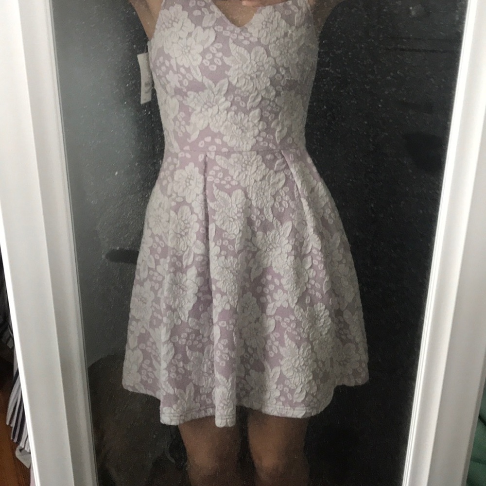 Frenchi fit and flare dress